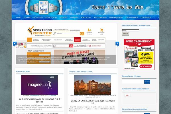 Canyon theme site design template sample