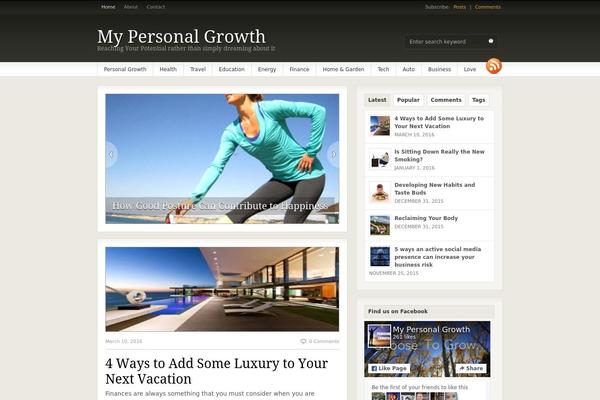 Fresh News theme site design template sample