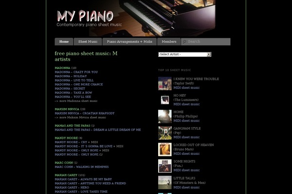 my-piano-blogpot.com site used My-piano
