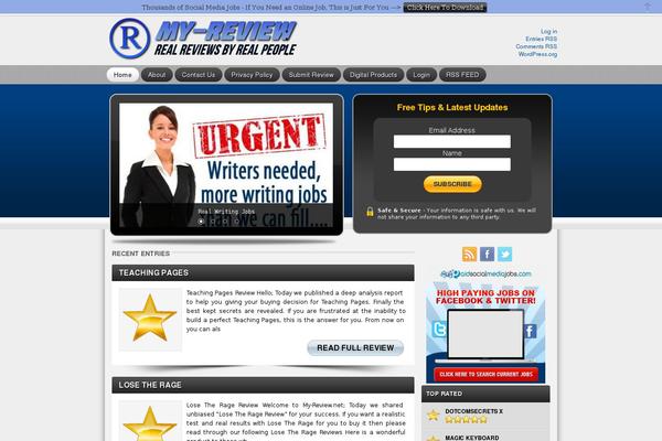 Current-news theme site design template sample