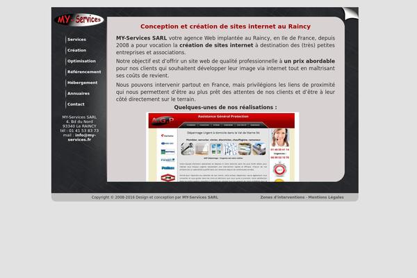 Test theme site design template sample