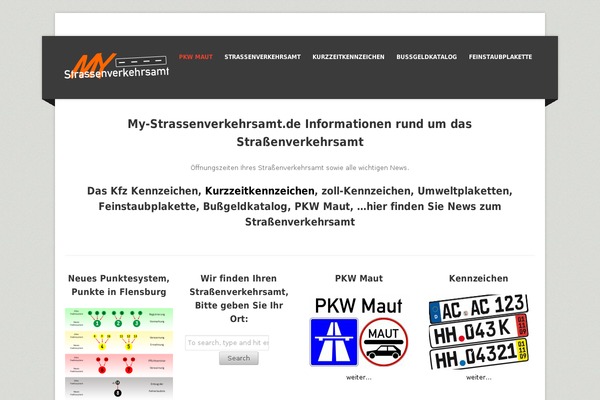 my-strassenverkehrsamt.de site used Strikerpro