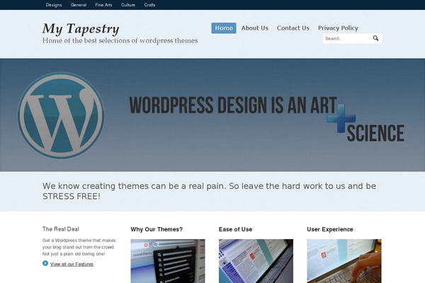Whitelight theme site design template sample