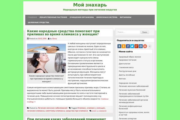 Heidi theme site design template sample
