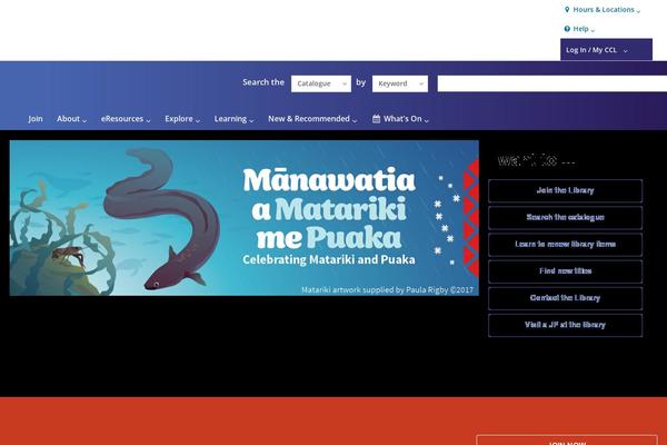 Bibliocommons theme site design template sample