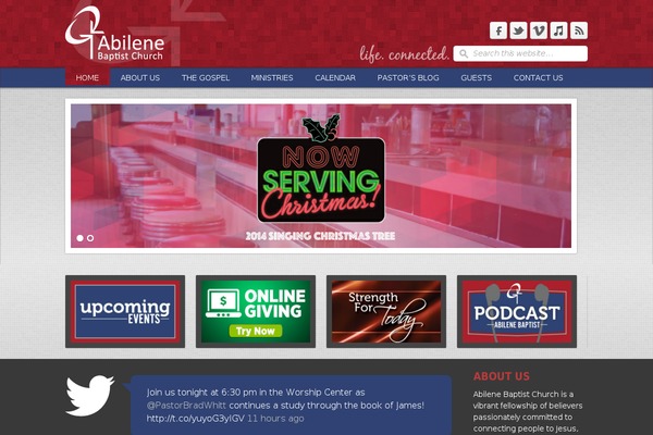 Outreach theme site design template sample
