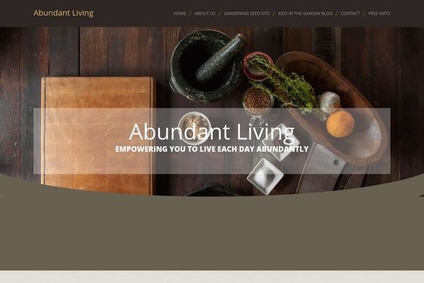 myabundantliving.com site used Cream-theme