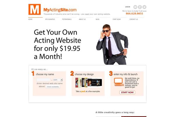 Perfekto theme site design template sample