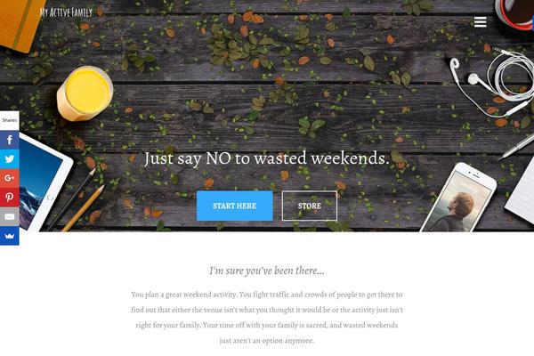 Optimizer theme site design template sample