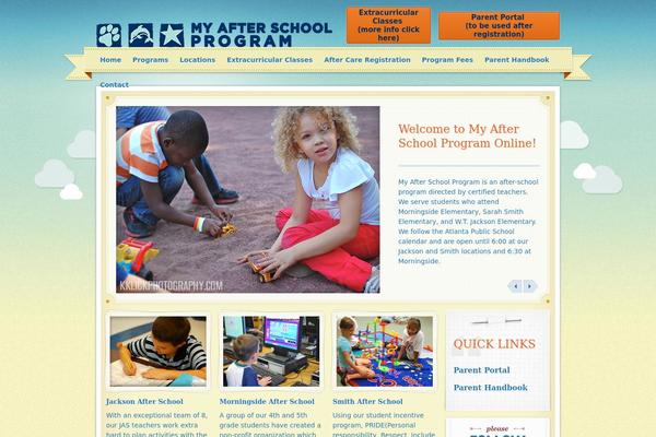 Kiddo theme site design template sample