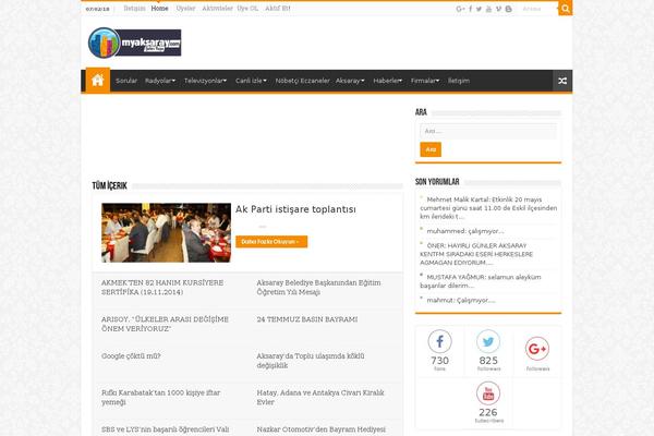 Sahifa theme site design template sample