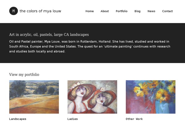 Modern Portfolio Pro theme site design template sample