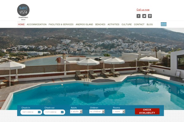 HotelBooking theme site design template sample