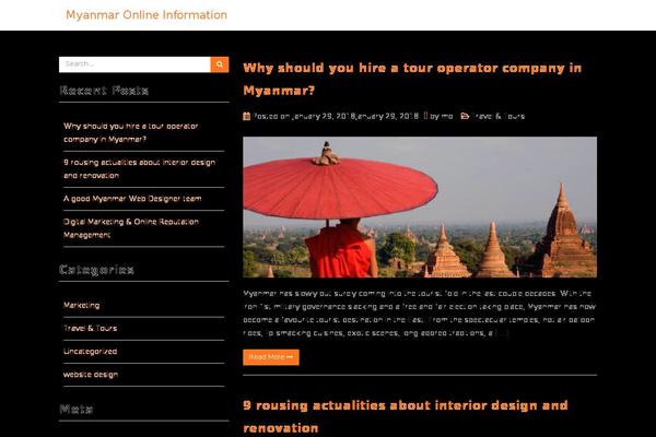 bootcake theme site design template sample