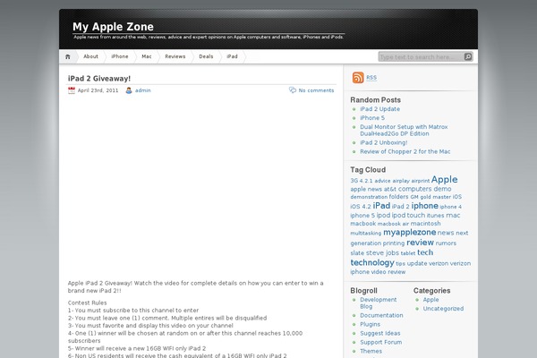 iNove theme site design template sample