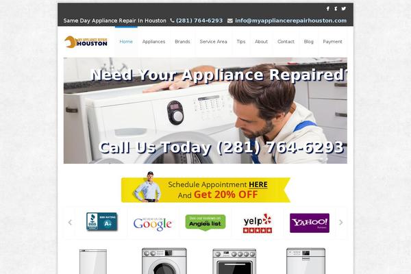 myappliancerepairhouston.com site used Kora