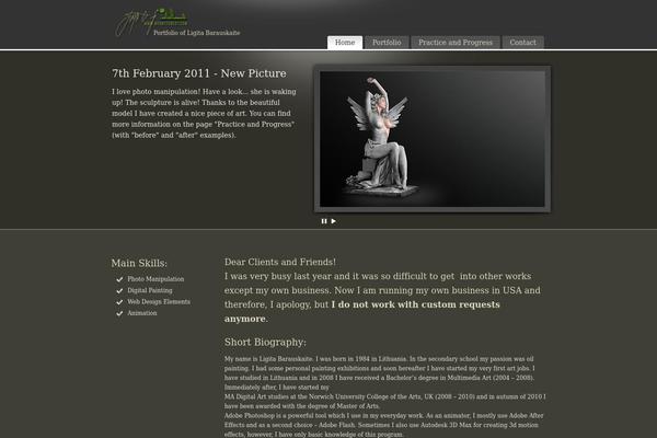 PureVISION theme site design template sample