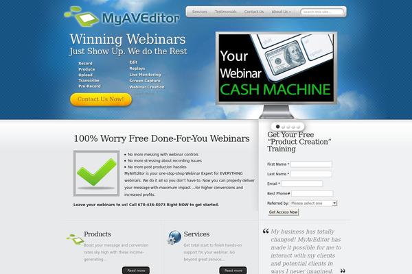 Site using Floating Social Media Links plugin