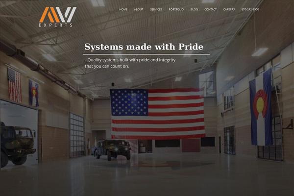 Site using Abdev-portfolio plugin