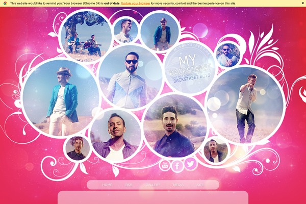 Circles theme site design template sample