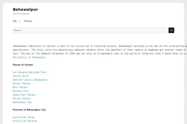 Twentysixteen-child theme site design template sample