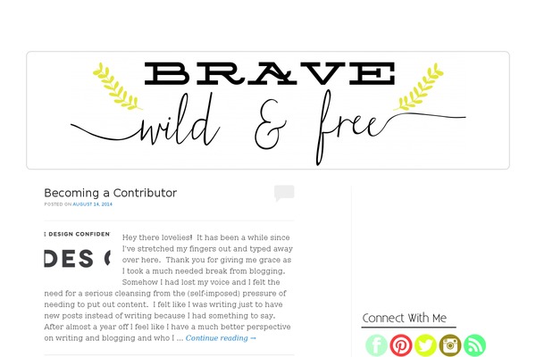 Forever theme site design template sample