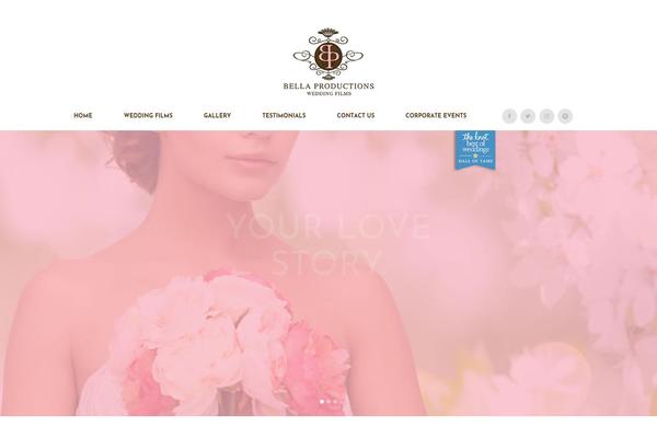 Bridge Child theme site design template sample