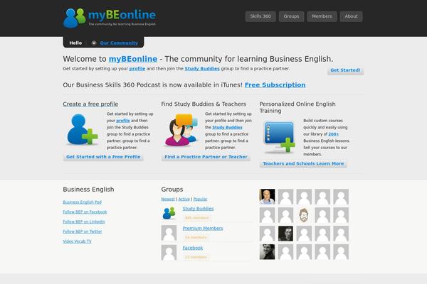 Studio theme site design template sample