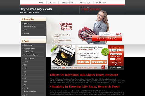 Pw theme site design template sample