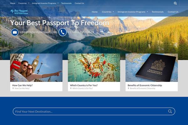 Site using Destinations plugin