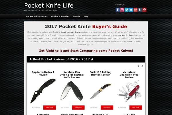 MesoColumn theme site design template sample