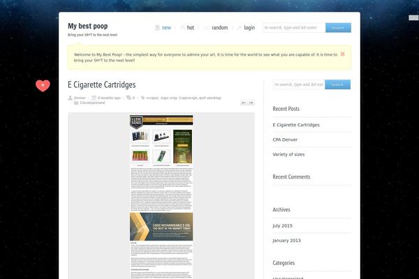 Me Gusta! theme site design template sample