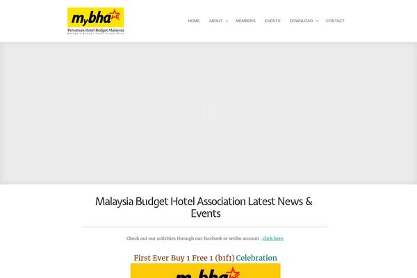 District theme site design template sample