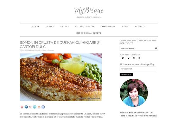 Foodie Pro theme site design template sample