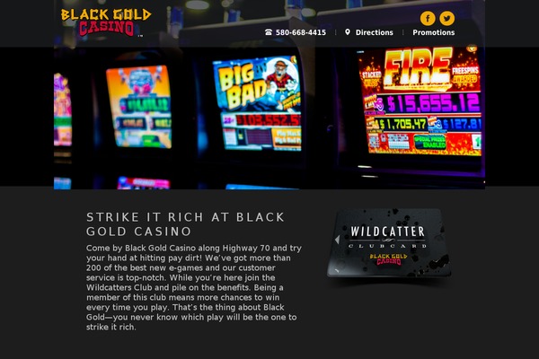 myblackgoldcasino.com site used Chickasaw