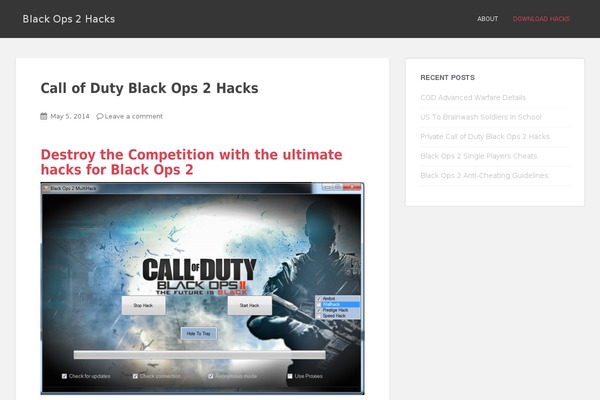 myblackops2hacks.com site used Sparkling