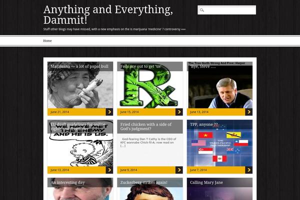 Newschannel theme site design template sample