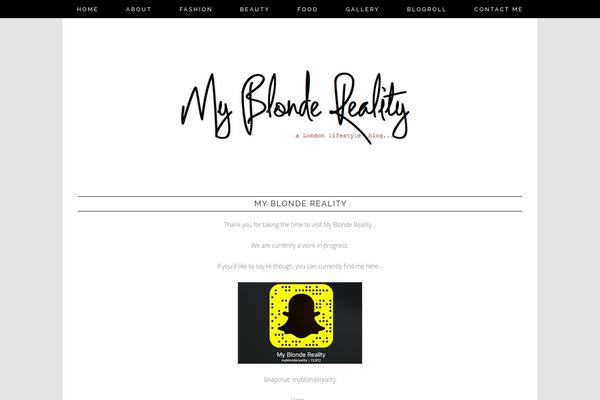myblondereality.com site used Oliviatheme