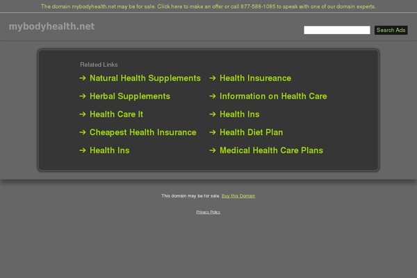 mybodyhealth.net site used Ihealth