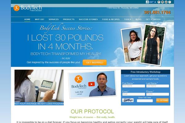 Flexform Child theme site design template sample
