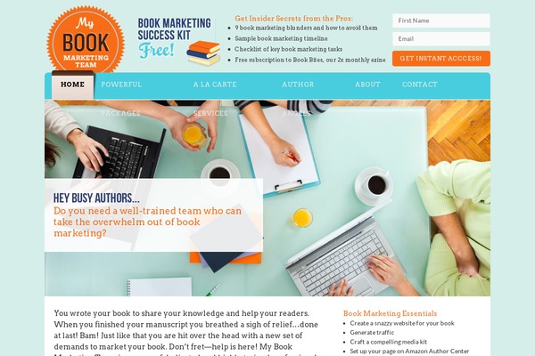 mybookmarketingteam.com site used Solamar