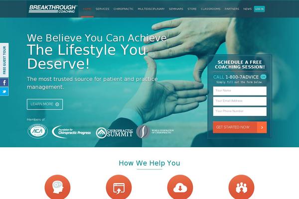 Site using Thrive-visual-editor plugin