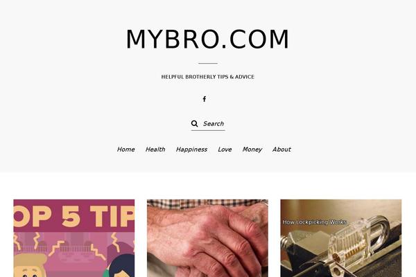 mybro.com site used Themify-peak