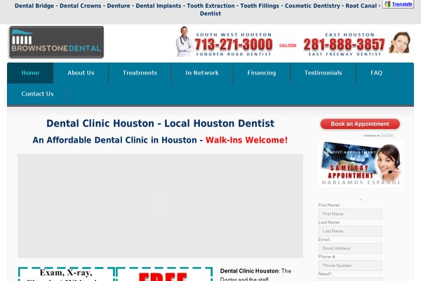 Clinico theme site design template sample
