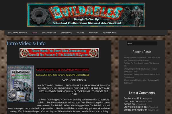 NewDark theme site design template sample