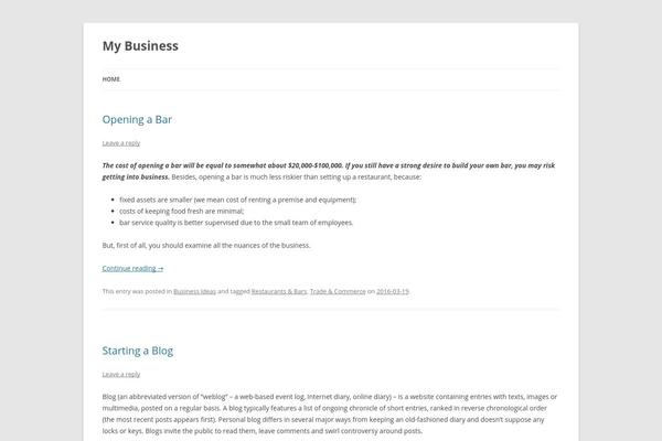 F2 theme site design template sample