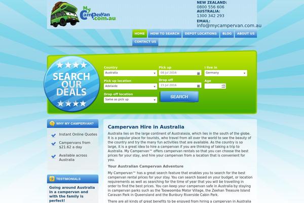mycampervan.com.au site used Campervan
