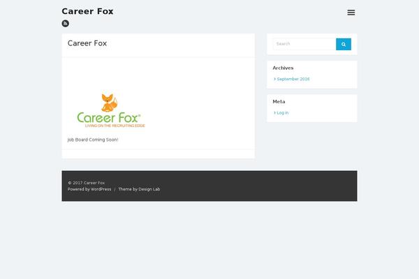 The Box theme site design template sample