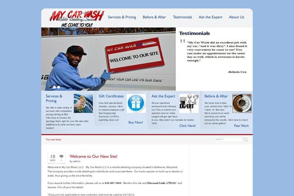 Creator theme site design template sample