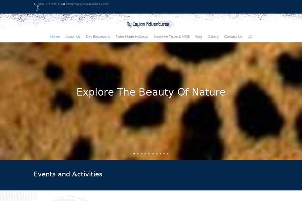 Site using Weather Underground plugin